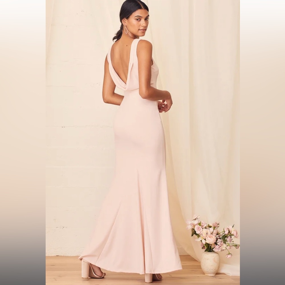 Lulu’s Blush bridesmaids dress💕
